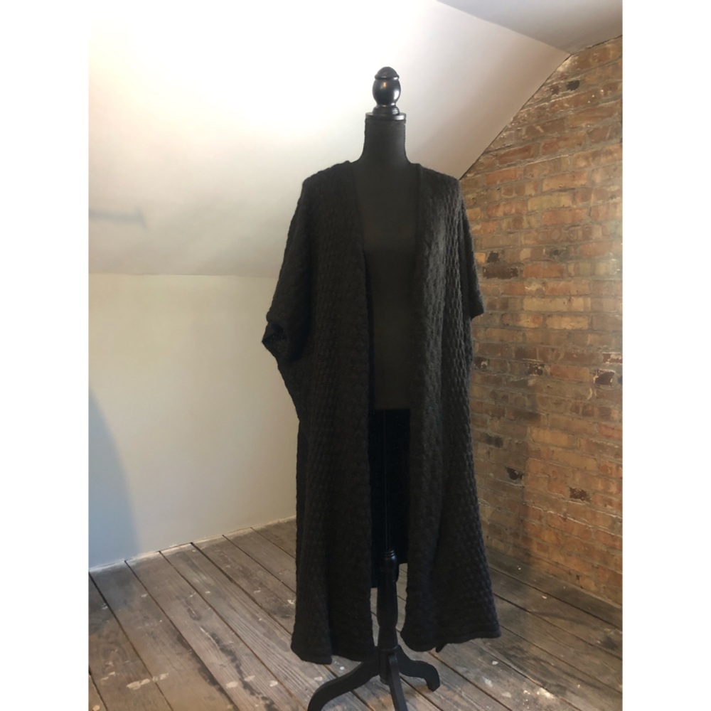 BRAND NEW Mohair Long Sweater Coat/Vest